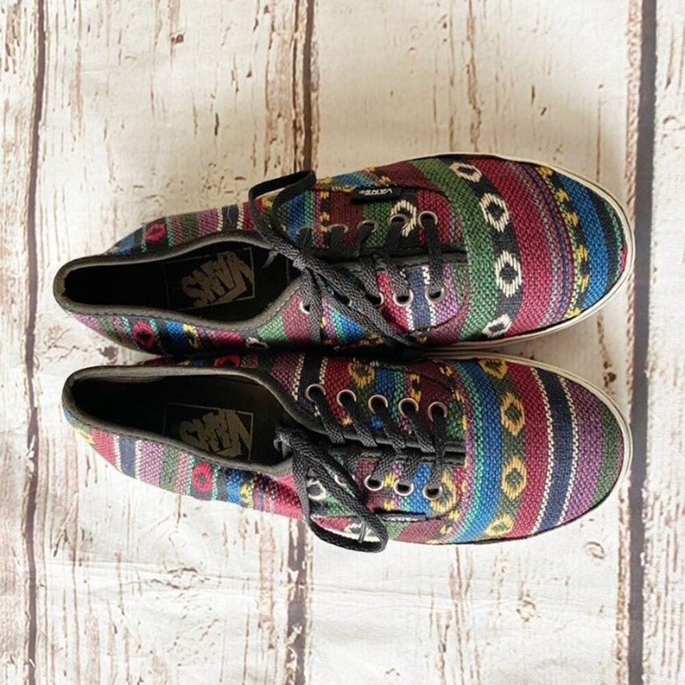 VANS Mexican Blanket Serape Womens Shoes Sz 6 - Picture 8 of 10